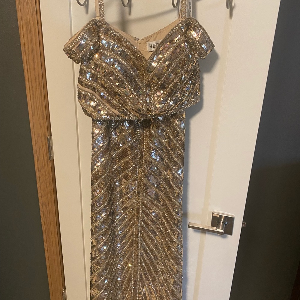 Sherri Hill 51934 Sz 12 GOLD